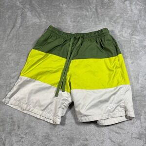 Nike Shorts Mens Small Green Sportswear City Edition Swim Trunks CJ4486 326